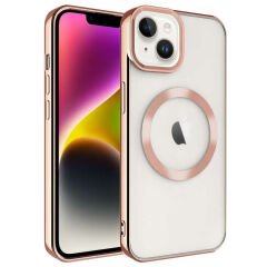 iPhone 14 Plus Kılıf Magsafe Wireless Şarj Özellikli Setro Silikon