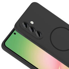 Samsung Galaxy A26 Kılıf Meta Lansman M-Safe Kamera Korumalı içi Kadife Yumuşak Renkli Süet Silikon