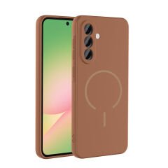 Samsung Galaxy A26 Kılıf Meta Lansman M-Safe Kamera Korumalı içi Kadife Yumuşak Renkli Süet Silikon