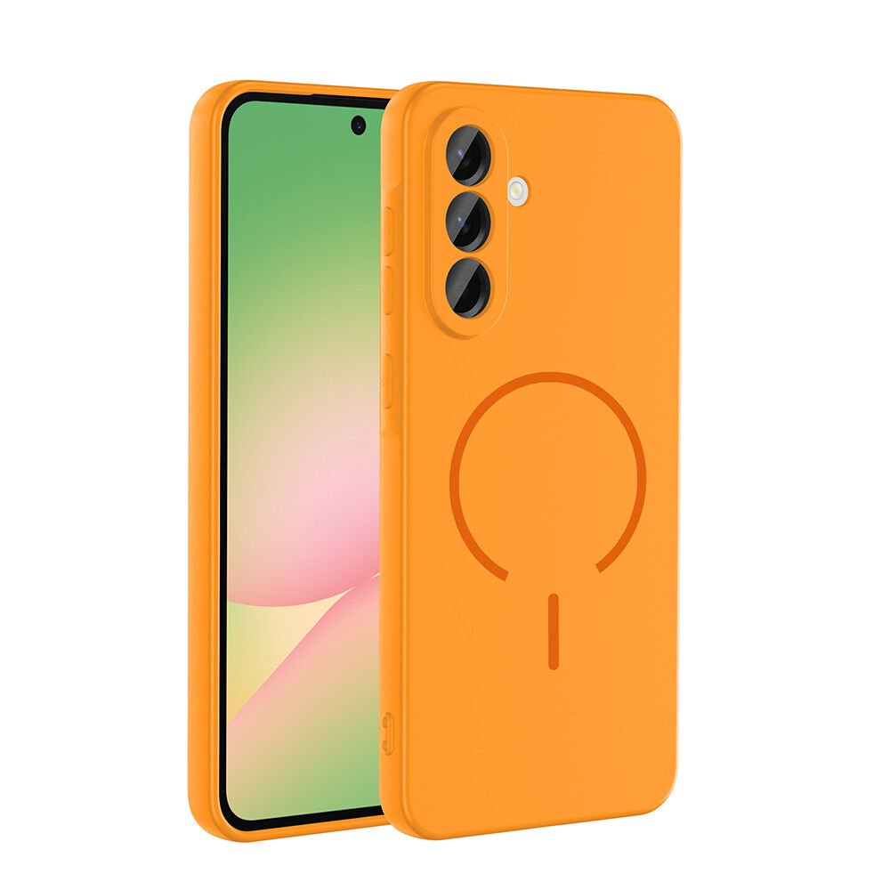 Samsung Galaxy A26 Kılıf Meta Lansman M-Safe Kamera Korumalı içi Kadife Yumuşak Renkli Süet Silikon