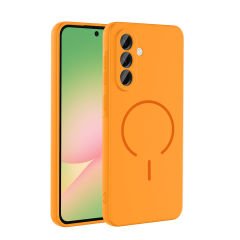 Samsung Galaxy A26 Kılıf Meta Lansman M-Safe Kamera Korumalı içi Kadife Yumuşak Renkli Süet Silikon