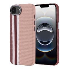 iPhone 16E Kılıf Kablosuz Şarj Özellikli Karbon Fiber Görünümlü Nekst Kapak