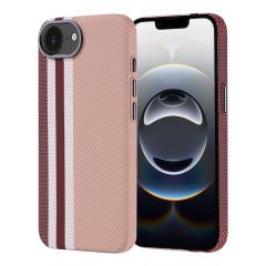 iPhone 16E Kılıf Kablosuz Şarj Özellikli Karbon Fiber Görünümlü Nekst Kapak