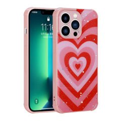 iPhone 12 Pro Kılıf Simli Desenli Kamera Korumalı Parlak Popy Kapak