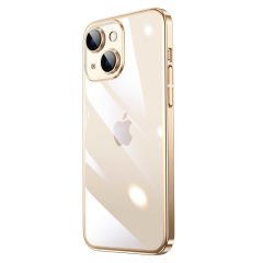 iPhone 14 Plus Kılıf Sert PC Renkli Çerçeveli  Riksos Kapak