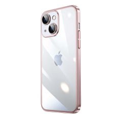 iPhone 14 Plus Kılıf Sert PC Renkli Çerçeveli  Riksos Kapak