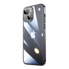 iPhone 14 Plus Kılıf Sert PC Renkli Çerçeveli  Riksos Kapak