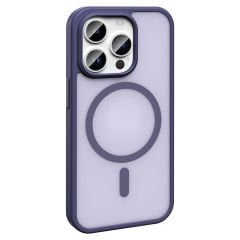 iPhone 14 Pro Max Kılıf Magsafe Şarj Özellikli Mat Arka Yüzey Sio Kapak