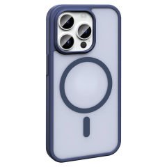 iPhone 14 Pro Max Kılıf Magsafe Şarj Özellikli Mat Arka Yüzey Sio Kapak
