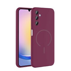 Samsung Galaxy A25 Kılıf Meta Lansman M-Safe Kamera Korumalı içi Kadife Yumuşak Renkli Süet Silikon