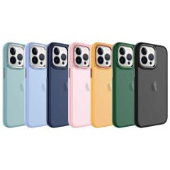 iPhone 13 Pro Max Kılıf Buzlu Sert PC  May Kapak