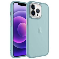 iPhone 13 Pro Max Kılıf Buzlu Sert PC  May Kapak
