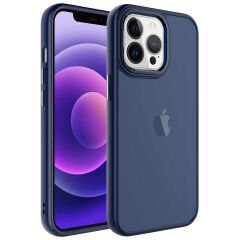 iPhone 13 Pro Max Kılıf Buzlu Sert PC  May Kapak