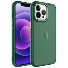iPhone 13 Pro Max Kılıf Buzlu Sert PC  May Kapak