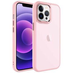 iPhone 13 Pro Max Kılıf Buzlu Sert PC  May Kapak