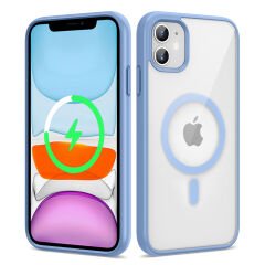 iPhone 11 Kılıf Magsafe Wireless Şarj Özellikli Silikon Ege Kapak
