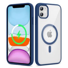 iPhone 11 Kılıf Magsafe Wireless Şarj Özellikli Silikon Ege Kapak