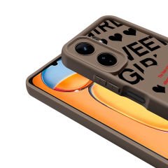 Xiaomi Poco C65 Kılıf Kamera Korumalı Baskılı Arka Yüzey Klas Kapak