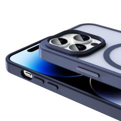 iPhone 14 Pro Kılıf Magsafe Şarj Özellikli Mat Arka Yüzey Sio Kapak