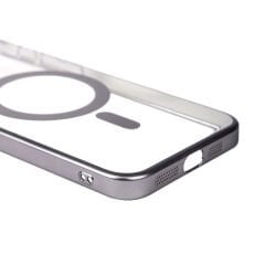 iPhone 15 Pro Max Kılıf Wireless Şarj Özellikli Sert PC Mat Riksos Magsafe Kapak Kılıf