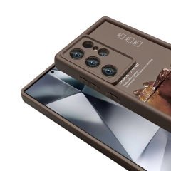 Samsung Galaxy S23 Ultra Kılıf Kamera Korumalı Baskılı Arka Yüzey Klas Kapak