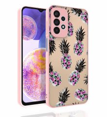 Samsung Galaxy A23 Desenli Kamera Korumalı Parlak Nora Kapak kılıf