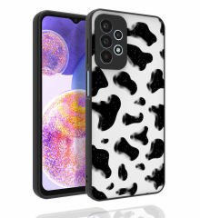 Samsung Galaxy A23 Desenli Kamera Korumalı Parlak Nora Kapak kılıf