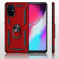 Samsung Galaxy S20 Plus Kılıf Vega Tank Sert Yüzüklü Standlı Zırh Koruma Kapak