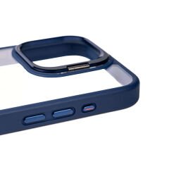 iPhone 15 Pro Max Kılıf Kamera Lens Korumalı Standlı  Klon Lensli Kapak Kılıf