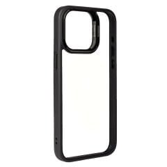 iPhone 15 Pro Max Kılıf Kamera Lens Korumalı Standlı  Klon Lensli Kapak Kılıf