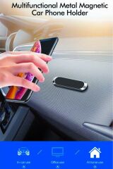 JX-007 Gümüş Çok Amaçlı Magnetic Car Holder Araç İçi Telefon Tutucu