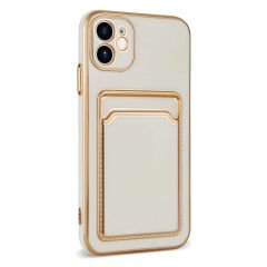 iPhone 12 Kılıf Bark Kartlıklı Kapak