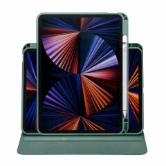 Apple iPad Air 11 2024 Kılıf Termik Kalem Bölmeli Dönebilen Standlı Kılıf