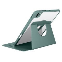 Apple iPad Air 11 2024 Kılıf Termik Kalem Bölmeli Dönebilen Standlı Kılıf