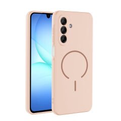 Samsung Galaxy A17 Kılıf Meta Lansman M-Safe Kamera Korumalı içi Kadife Yumuşak Renkli Süet Silikon