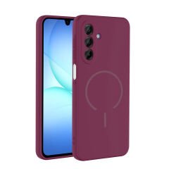 Samsung Galaxy A17 Kılıf Meta Lansman M-Safe Kamera Korumalı içi Kadife Yumuşak Renkli Süet Silikon