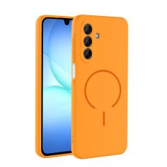 Samsung Galaxy A17 Kılıf Meta Lansman M-Safe Kamera Korumalı içi Kadife Yumuşak Renkli Süet Silikon