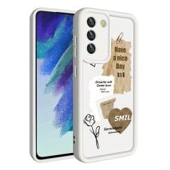 Samsung Galaxy S21 FE Kılıf Kamera Korumalı Baskılı Arka Yüzey Klas Kapak