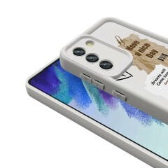 Samsung Galaxy S21 FE Kılıf Kamera Korumalı Baskılı Arka Yüzey Klas Kapak