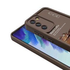 Samsung Galaxy S21 FE Kılıf Kamera Korumalı Baskılı Arka Yüzey Klas Kapak