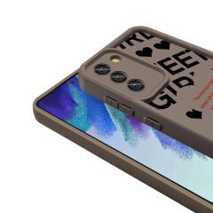 Samsung Galaxy S21 FE Kılıf Kamera Korumalı Baskılı Arka Yüzey Klas Kapak