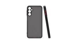 Samsung Galaxy A15 Kılıf Mat Kamera Korumalı Renkli Tuşlu Sert Silikon Hux Kapak