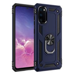 Samsung Galaxy S20 Kılıf Vega Tank Sert Yüzüklü Standlı Zırh Koruma Kapak