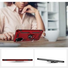 Samsung Galaxy S20 Kılıf Vega Tank Sert Yüzüklü Standlı Zırh Koruma Kapak