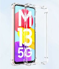 Samsung Galaxy A04 Kılıf Nitro Anti Shock Darbe Emici Köşe Korumalı Şeffaf Silikon Kapak