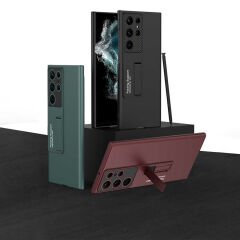 Samsung Galaxy S22 Ultra Kılıf Standlı Ays Kapak