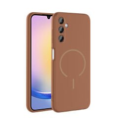 Samsung Galaxy A15 Kılıf Meta Lansman M-Safe Kamera Korumalı içi Kadife Yumuşak Renkli Süet Silikon