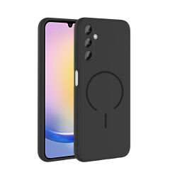 Samsung Galaxy A15 Kılıf Meta Lansman M-Safe Kamera Korumalı içi Kadife Yumuşak Renkli Süet Silikon