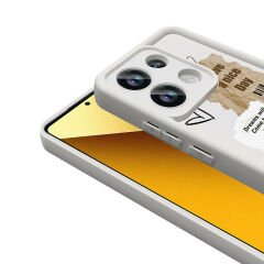 Xiaomi Redmi Note 13 4G Kılıf Kamera Korumalı Baskılı Arka Yüzey Klas Kapak