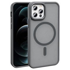 iPhone 12 Pro Kılıf Magsafe Şarj Özellikli Mat Arka Yüzey Sio Kapak